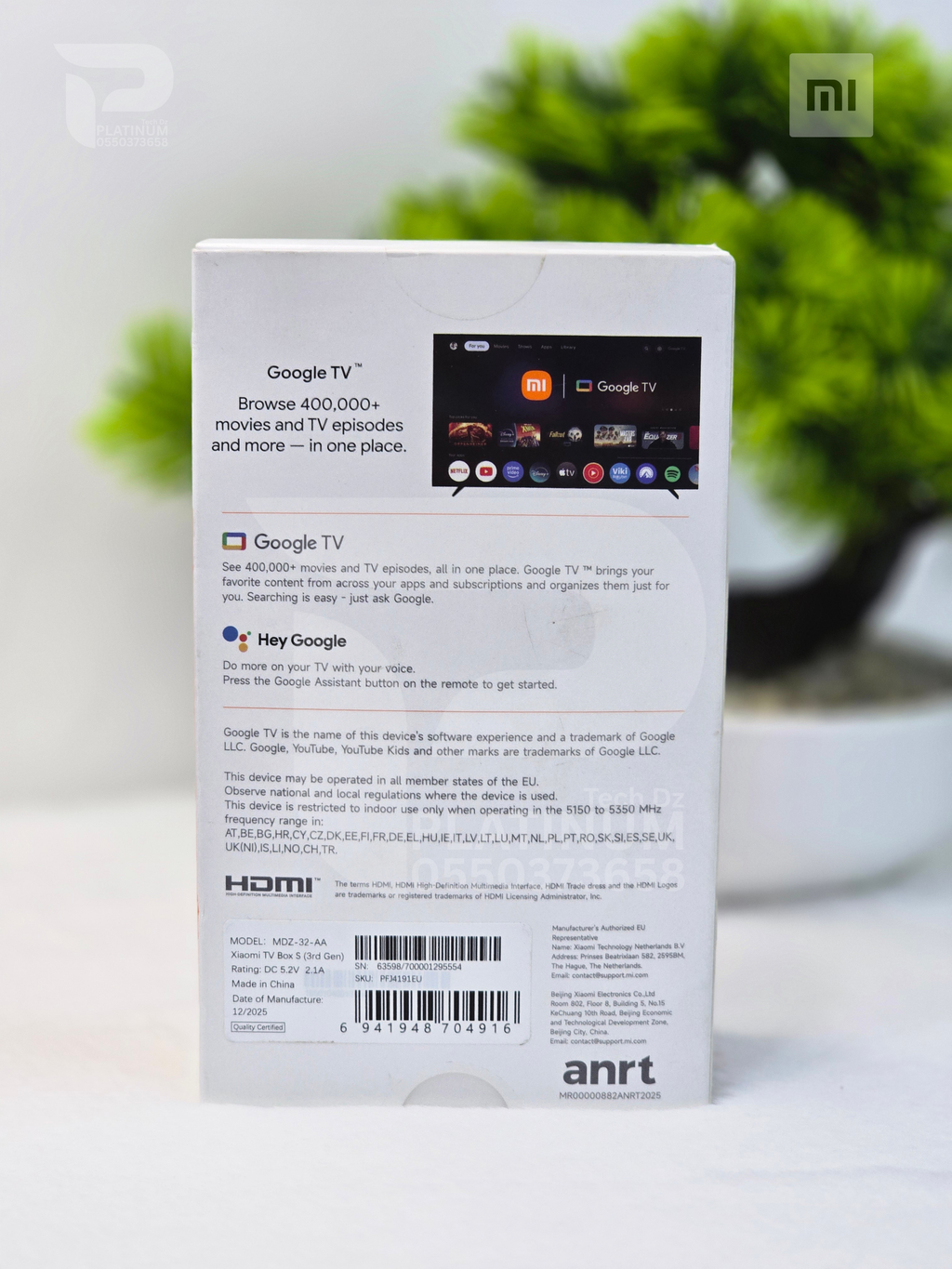Xiaomi TV Box S (2nd Gen) 4K Ultra HD